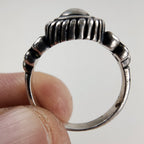 Vintage Brighton Raised Dome Ring Size 9 in Sterling Silver 925