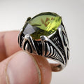 4ct Zultanite Color Changing Turkish Ring Size 6 1/2 Sterling Silver Sultanite