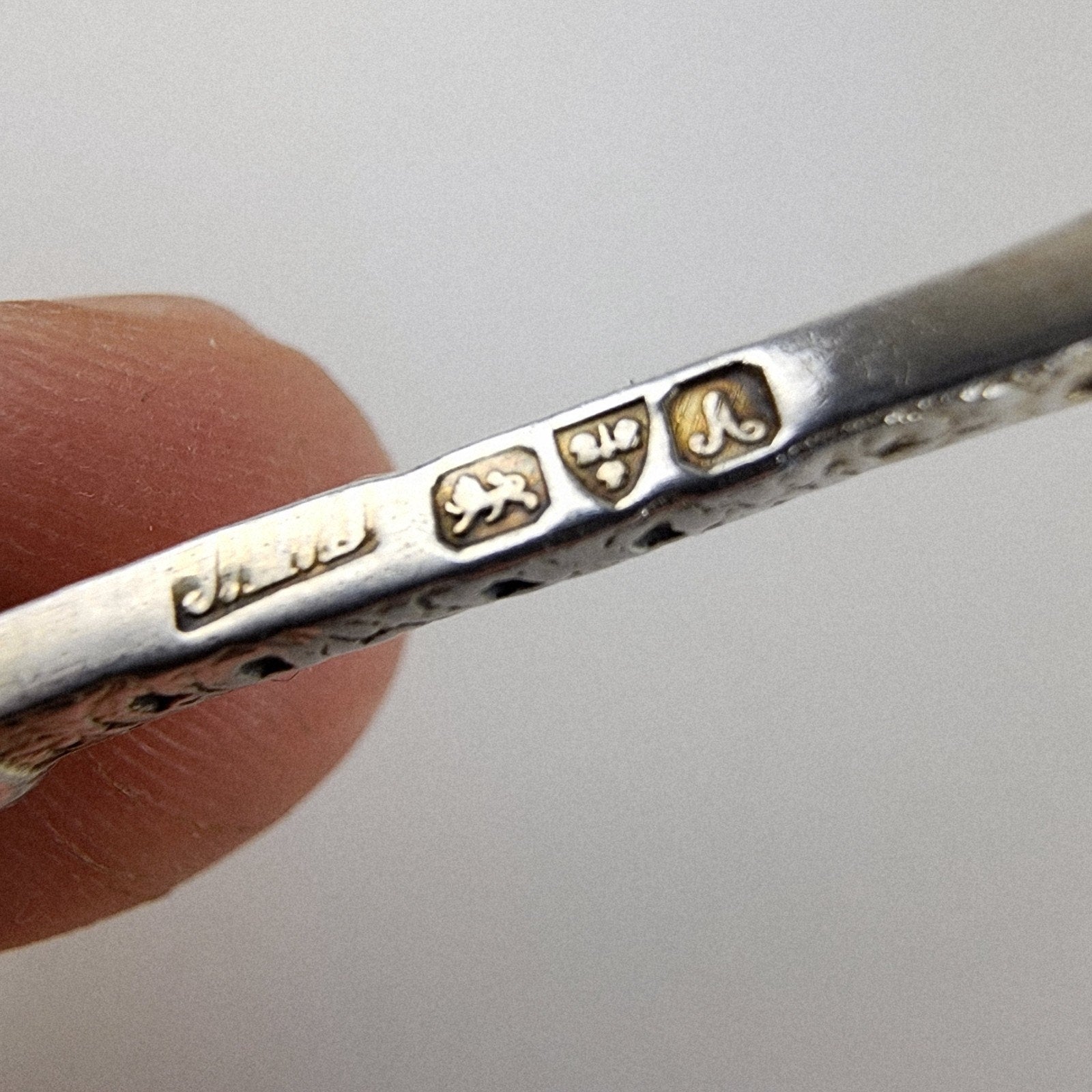 1901 Chester UK Coronation Spoon Sterling Silver 925 Antique