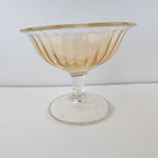 Imperial Glass Marigold Carnival Depression Glass Sherbet Ice Cream Cups Pair