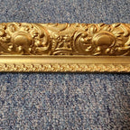 Antique Rococo Baroque Ornate Gold Frame 23" x 27" Painting Picture