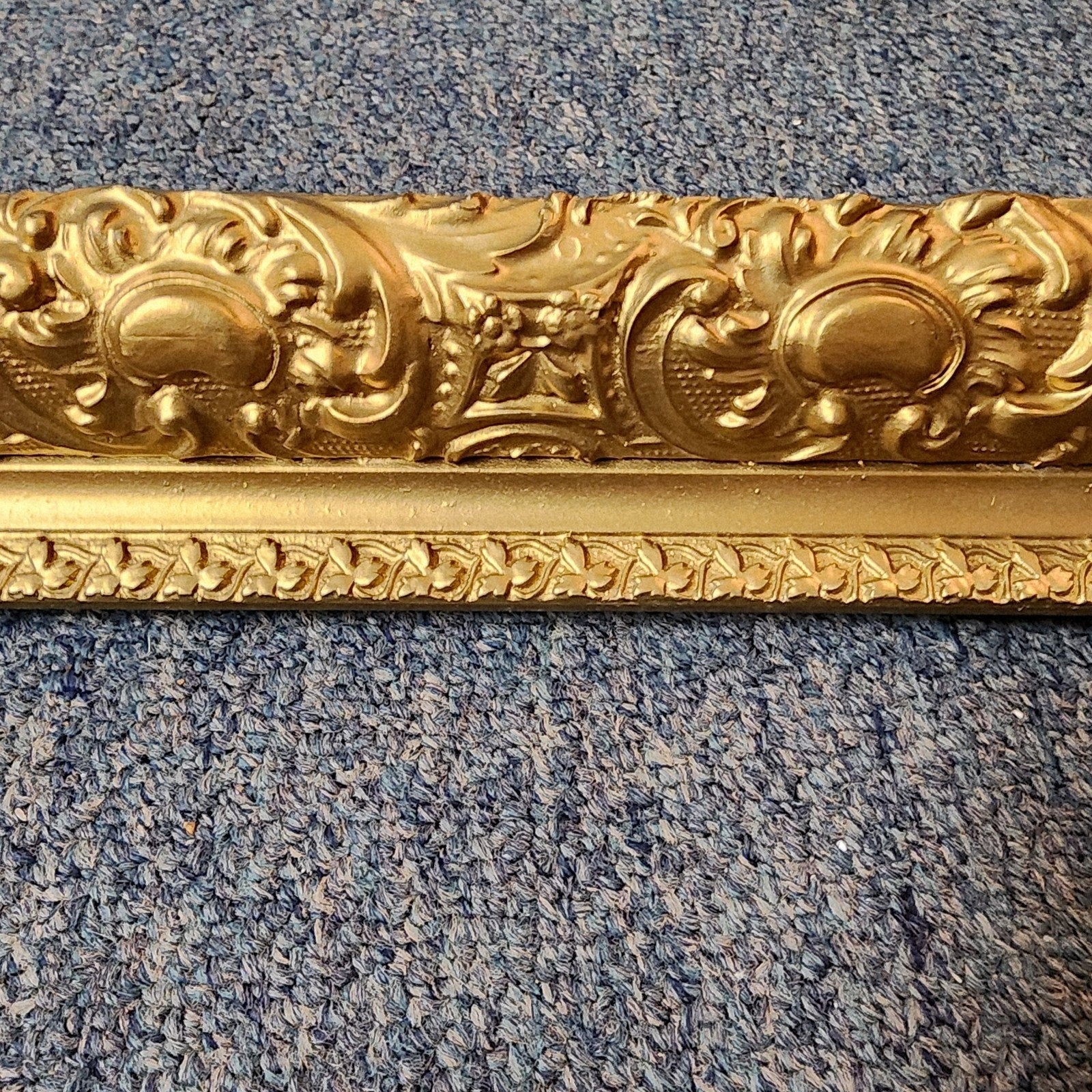 Antique Rococo Baroque Ornate Gold Frame 23" x 27" Painting Picture