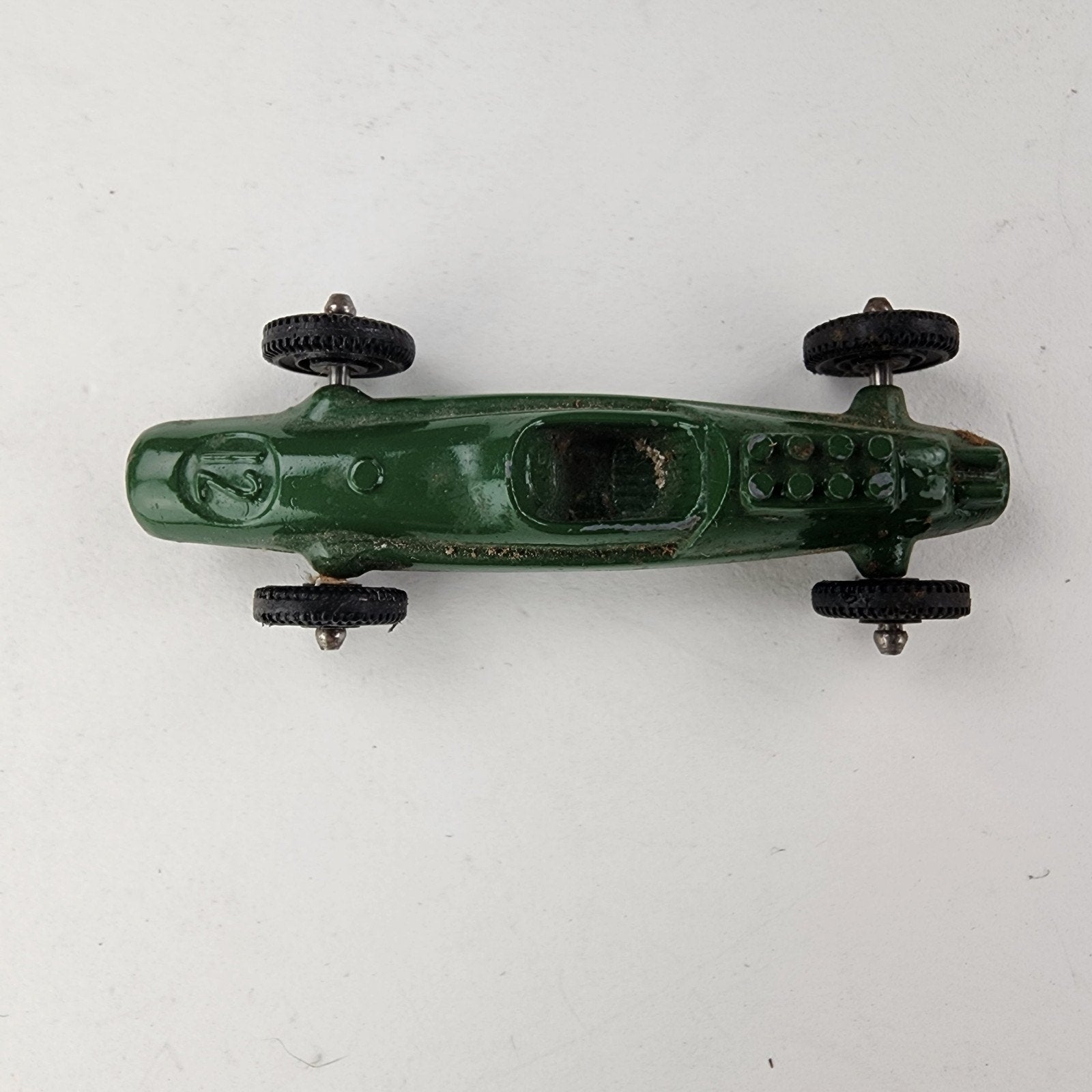 1940s TootsieToy Open Wheel Indy Racer Midget Rubber Tires Car USA Die Cast Toy