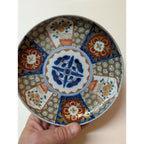 Japanese IMARI Porcelain Plate 7" Arita Hand Painted Pair